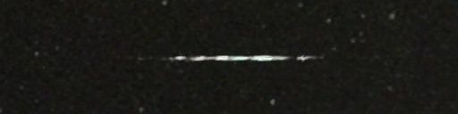 Unprocessed fireball image