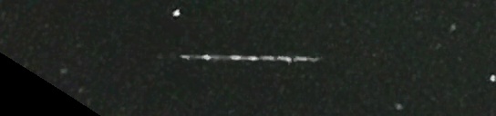 Unprocessed fireball image