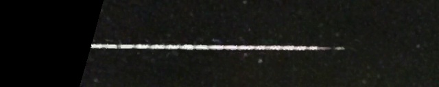 Unprocessed fireball image