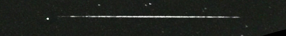 Unprocessed fireball image