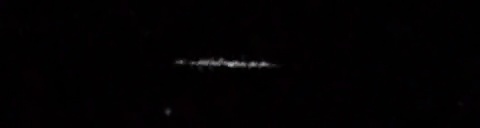 Unprocessed fireball image