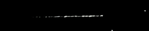 Processed fireball image