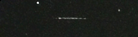 Unprocessed fireball image