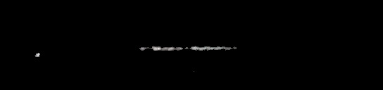 Processed fireball image