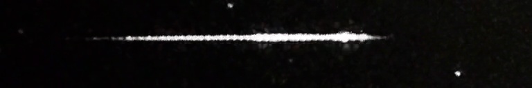 Unprocessed fireball image