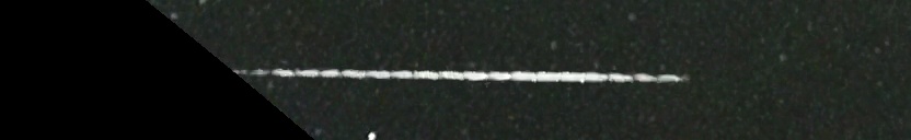 Unprocessed fireball image