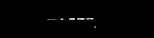 Processed fireball image