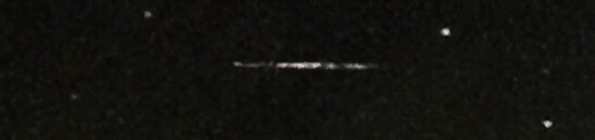 Unprocessed fireball image