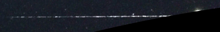 Unprocessed fireball image