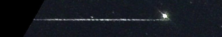 Unprocessed fireball image