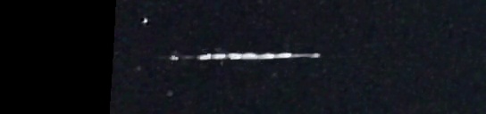 Unprocessed fireball image