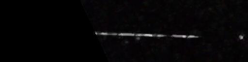 Unprocessed fireball image