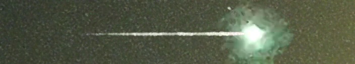 Unprocessed fireball image