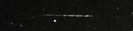 Unprocessed fireball image