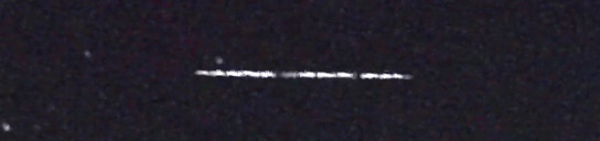 Unprocessed fireball image