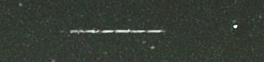 Unprocessed fireball image