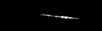 Processed fireball image