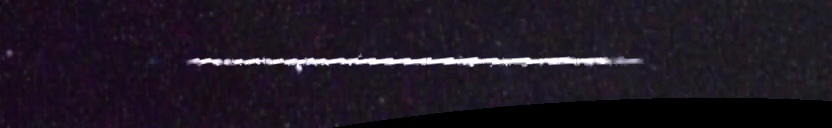 Unprocessed fireball image