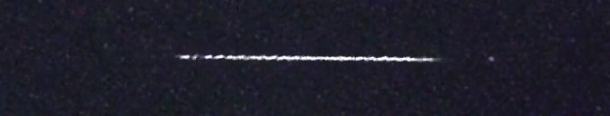 Unprocessed fireball image