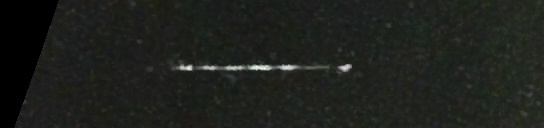 Unprocessed fireball image