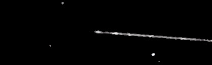 Processed fireball image