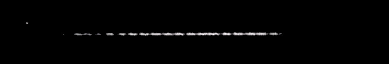 Processed fireball image