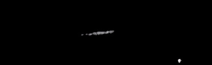 Processed fireball image