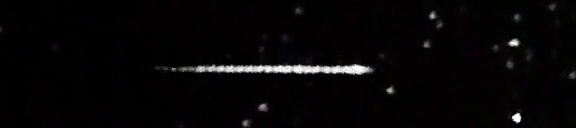 Unprocessed fireball image