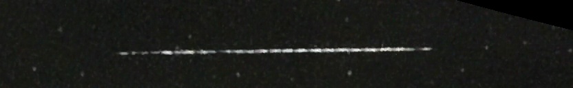 Unprocessed fireball image