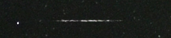 Unprocessed fireball image