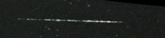 Unprocessed fireball image