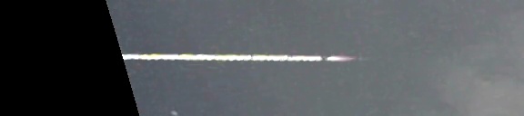 Unprocessed fireball image