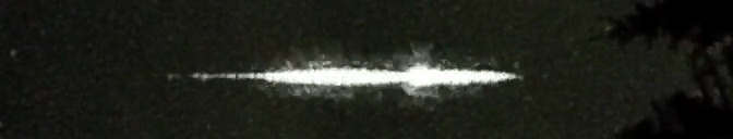 Unprocessed fireball image