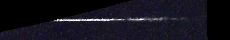 Unprocessed fireball image