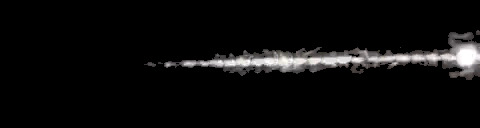 Processed fireball image