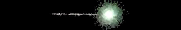 Processed fireball image