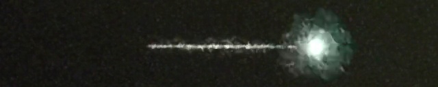 Unprocessed fireball image