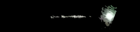 Processed fireball image