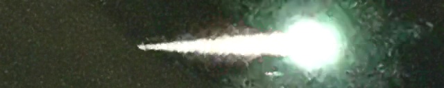 Unprocessed fireball image