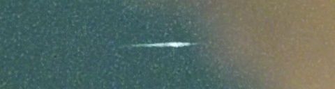 Unprocessed fireball image