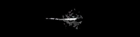 Processed fireball image