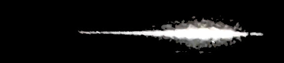 Processed fireball image