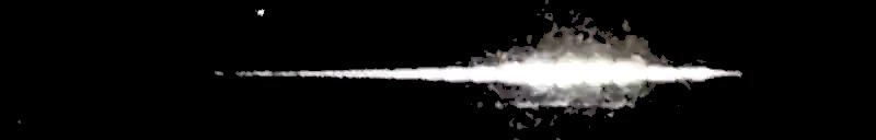 Processed fireball image