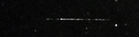 Unprocessed fireball image