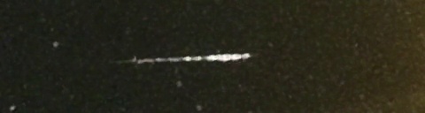 Unprocessed fireball image