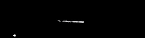 Processed fireball image