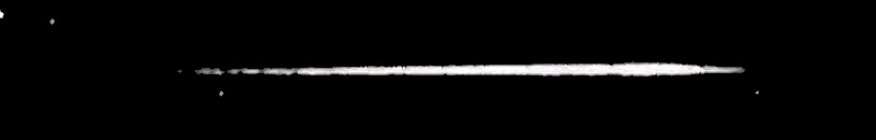 Processed fireball image