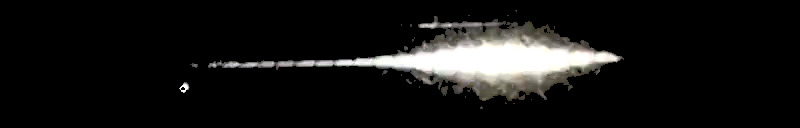 Processed fireball image