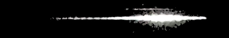 Processed fireball image