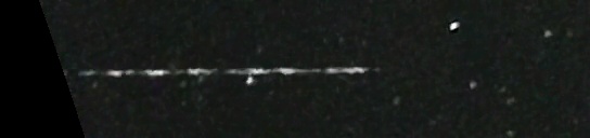 Unprocessed fireball image